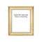 Creative Mark Elegant Plein Aire Gold Frame with Linen Liner | Ornate Picture Frames | High-End Open-Back Frame | Vintage Photo Frame | Gessoed Wood | 3-inch Wide Moulding | No Glass or Backing